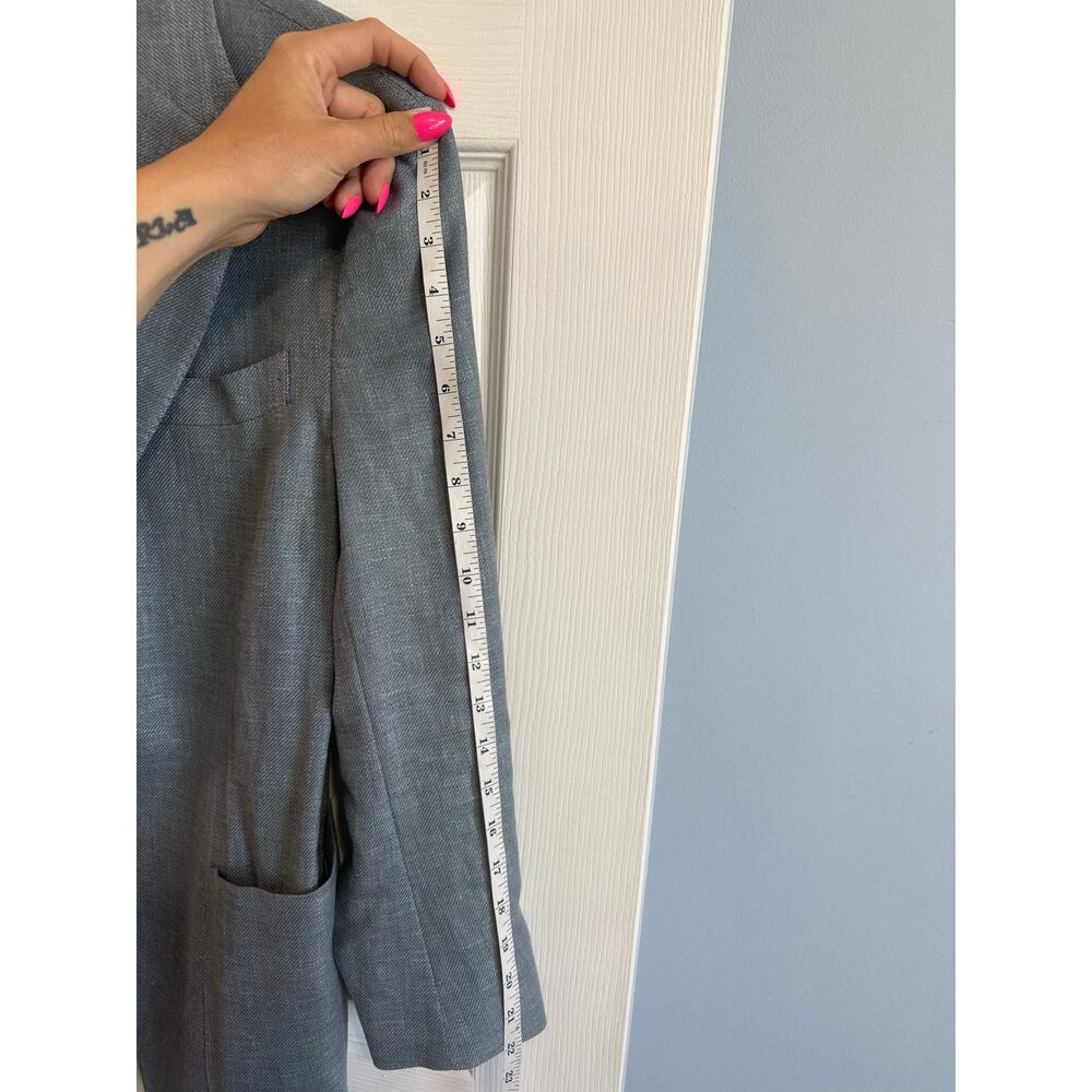 Eleventy Soft Jacket Blazer Sport Coat Blue Linen Cotton Sz 50 It / US 40R GREAT - Picture 12 of 15